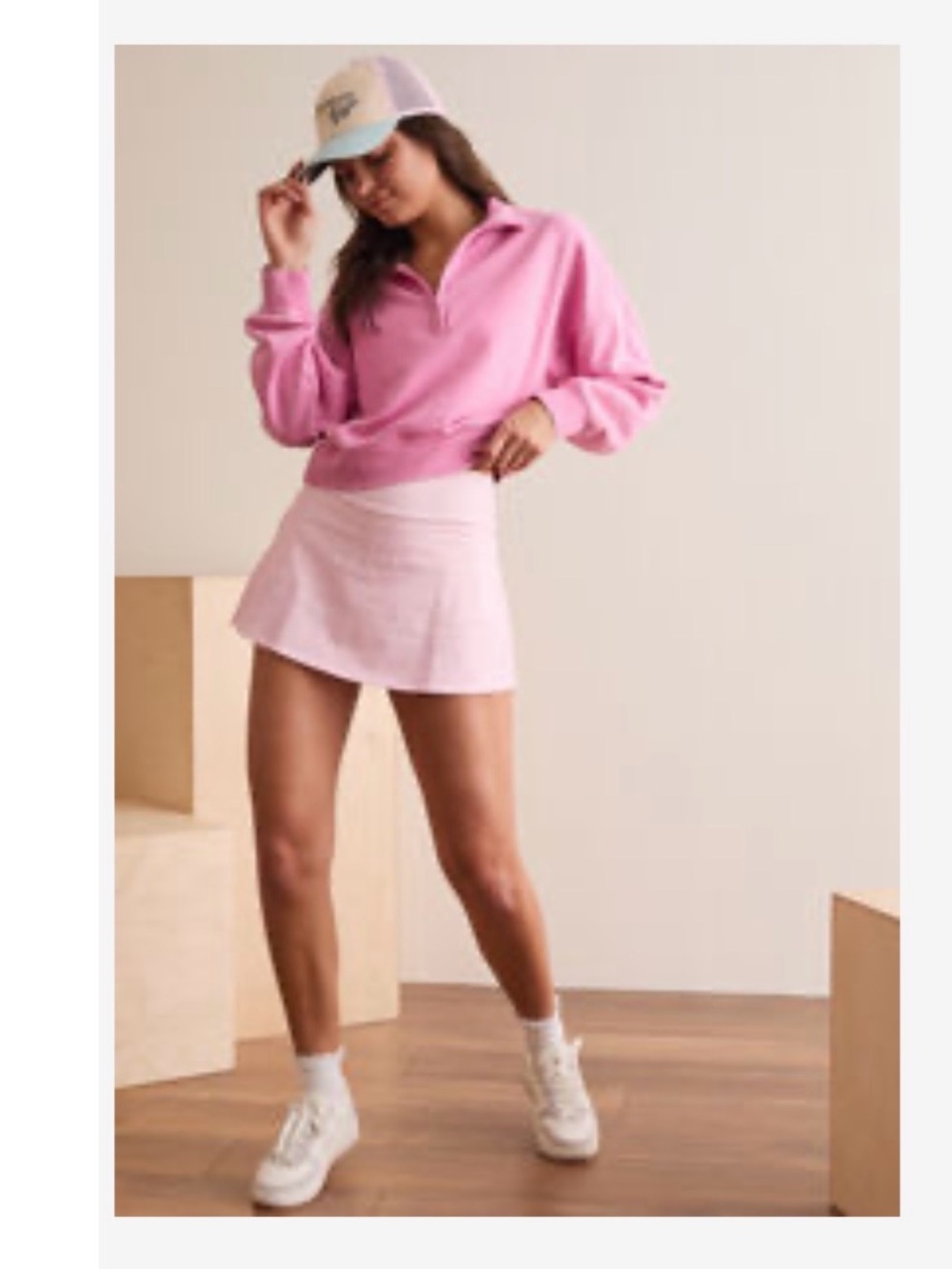 Altar'd State Gingham Tennis Skort